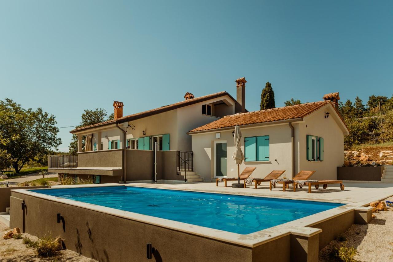 Casa Cavi Istria Villa Oprtalj Bagian luar foto